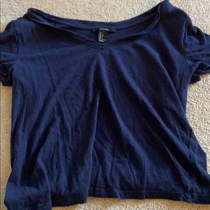 Navy blue tee